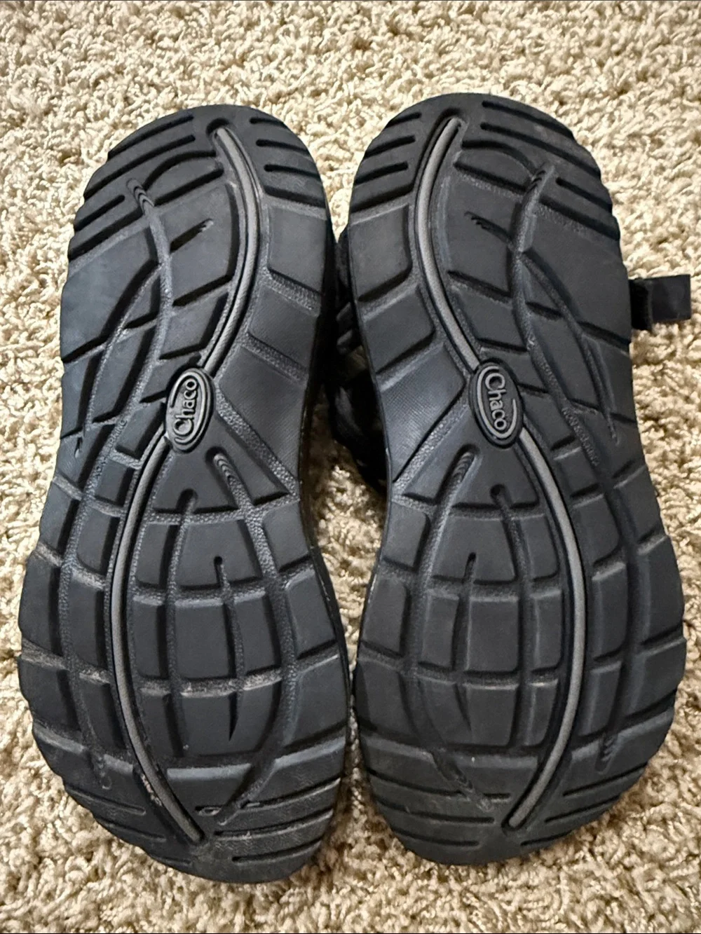 Chaco ZX/2 Dual Strap Classic Sandals Black Size 8